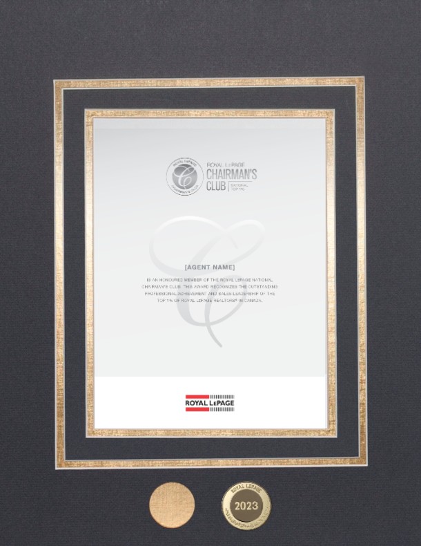 Royal LePage� National Chairman�s Club� Award - Refill